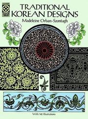 Cover of: Traditional Korean designs