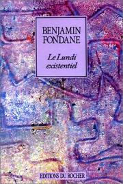 Cover of: Le Lundi existentiel