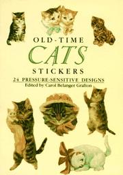 Cover of: Old-Time Cats Stickers: 24 Pressure-Sensitive Designs (Pocket-Size Sticker Collections)