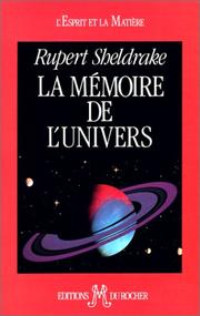 Cover of: La Mémoire de l'Univers