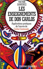 Cover of: Les Enseignements de don Carlos  by Víctor Sánchez, Gabriel Iaculli