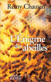 Cover of: L'énigme des abeilles