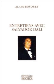 Cover of: Entretiens avec Salvador Dali by Alain Bosquet