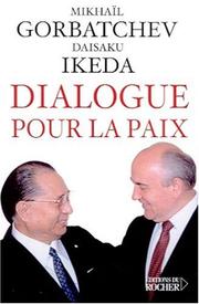 Cover of: Dialogue pour la paix