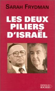 Cover of: Les Deux Piliers d'Israël by Sarah Frydman