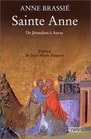 Cover of: Sainte Anne  by Anne Brassié, Jean-Marie Paupert