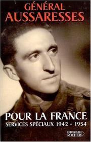 Cover of: Pour la France  by Général Paul Aussaresses