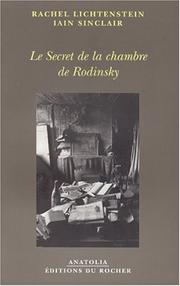 Cover of: Le Secret de la chambre de Rodinsky