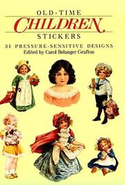 Cover of: Old-Time Children Stickers: 31 Pressure-Sensitive Designs (Pocket-Size Sticker Collections)