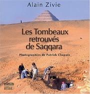 Cover of: Les Tombeaux retrouvés de Saqqara by Alain Zivie, Patrick Chapuis