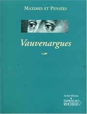 Cover of: Maximes et pensées