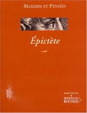 Cover of: Maximes et pensées : Épictète