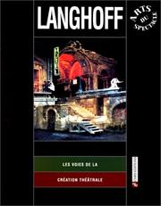Cover of: Langhoff: La poétique de Matthias Langhoff, Karge et Langhoff, Matthias Langhoff un metteur en scène européen