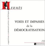 Cover of: Voies et impasses de la démocratisation