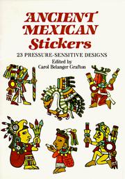 Cover of: Ancient Mexican Stickers: 23 Pressure-Sensitive Designs