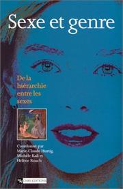 Cover of: Sexe et genre  by Marie-Claude Hurting, Michèle Kail, Hélène Rouch