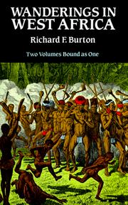 Cover of: Wanderings in West Africa by Richard Francis Burton