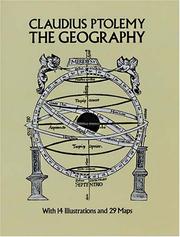 Cover of: The Geography by Ptolemy