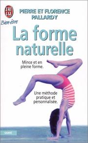 Cover of: La forme naturelle
