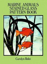 Cover of: Marine animals stained glass pattern book by Carolyn Relei