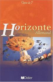 Cover of: Allemand, 2de, manuel élève