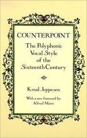 Cover of: Counterpoint by Knud Jeppesen