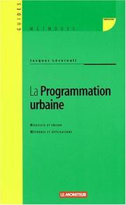 La Programmation urbaine by Jacques Lécureuil