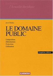 Cover of: Le Domaine public, 5e édition