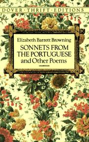 Sonnets from the Portuguese, and other poems by Elizabeth Barrett Browning