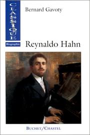 Cover of: Reynaldo Hahn, le musicien de la Belle Epoque