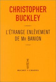 Cover of: L'étrange enlèvement de Mr Banion