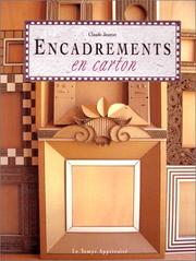 Cover of: Encadrements en carton