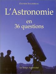 Cover of: L'astronomie en 36 questions