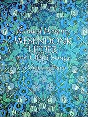 Cover of: Wesendonk Lieder and Other Songs for Voice and Piano by Richard Wagner