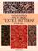 Cover of: Historic textile patterns in full color