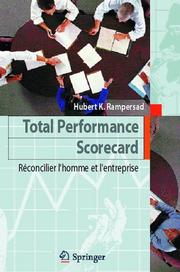 Cover of: Total Performance Scorecard by Hubert K. Rampersad