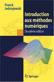 Cover of: Introduction aux méthodes numériques
