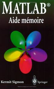 Cover of: Matlab: aide-mémoire