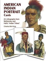 Cover of: American Indian Portrait Cards: 24 Lithographs from McKenney and Hall's "Indian Tribes" (Card Books)