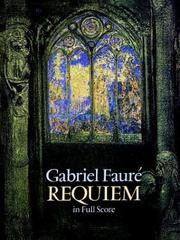 Cover of: Requiem in Full Score by Gabriel Fauré