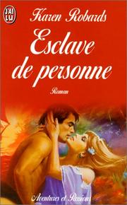 Cover of: Esclave de personne