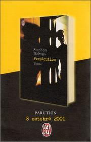 Cover of: Persécution