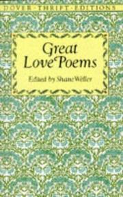 Cover of: Great love poems