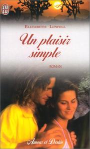 Cover of: Un plaisir simple