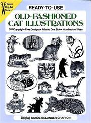 Cover of: Ready-to-use old-fashioned cat illustrations: 381 copyright-free designs, printed one side, hundreds of uses