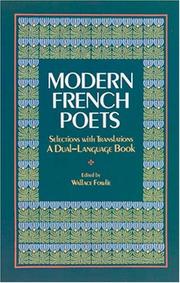 Cover of: Modern French poets: selections with translations