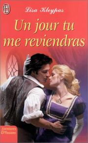 Cover of: Un jour tu me reviendras