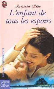 Cover of: L'Enfant de tous les espoirs