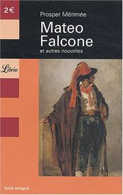 Cover of: Mateo Falcone Suivi De Tamango