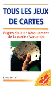 Le guide marabout de tous les jeux de cartes by Frans Gerver